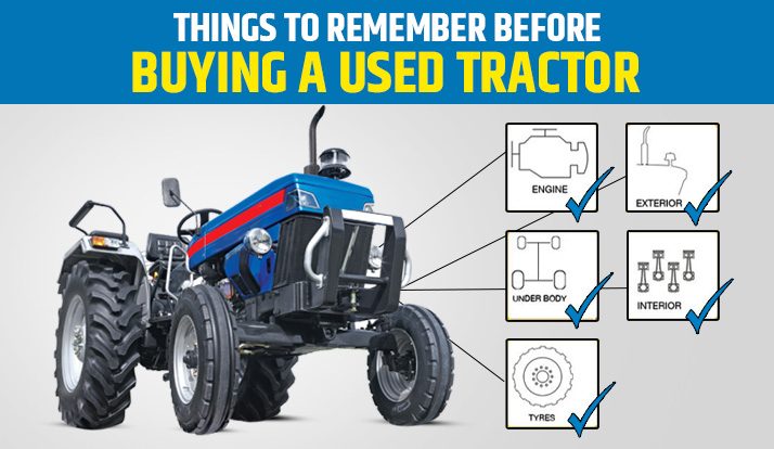 Essential Things To Remember Before Buying A Used Tractor :