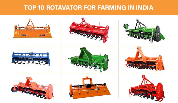 Top 10 Rotavator for Farming in India - Price and Features
