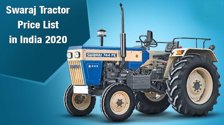 Swaraj Tractor Price List in India 2021, Specifications, Review