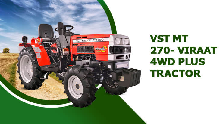 VST MT 270- VIRAAT 4WD PLUS Tractor 