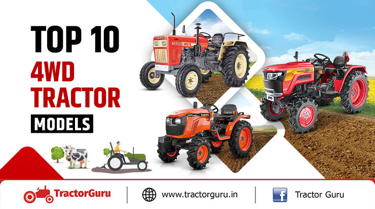Top 10 4WD Tractor In India 2022 - Know Price, Specifications