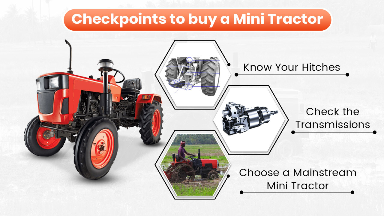 Checkpoint to buy a mini tractor