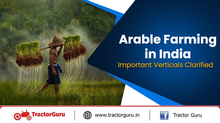 Arable farming in India