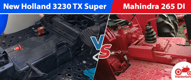 Comparison Transmission : Mahindra 265 DI and New Holland 3230 TX Super