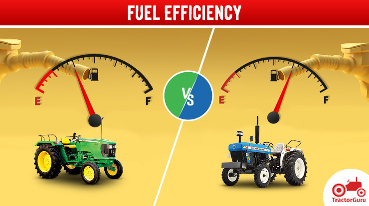Fuel Efficiency Comparison Of John Deere 5105 VS New Holland 3037 Tx 