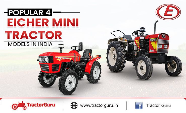 Best 4 Eicher mini tractor in India