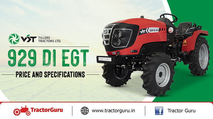 VST-929-DI-EGT tractor in India
