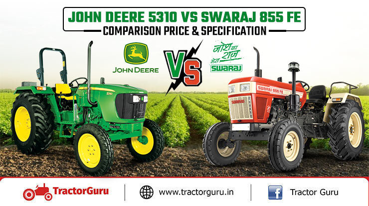 John Deere 5310 Vs Swaraj 855 FE