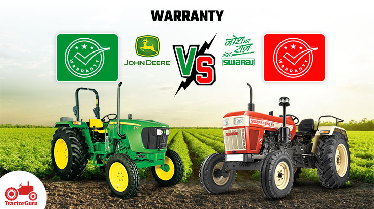 Warranty: Swaraj 855 Vs John Deere 5310