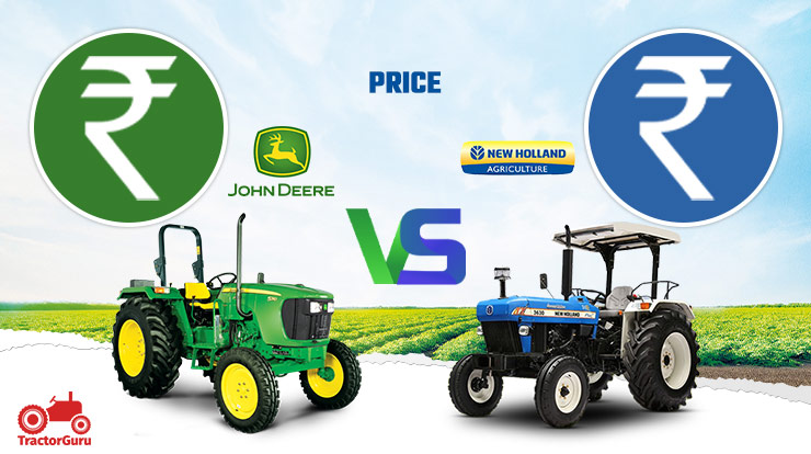 Price Comparison of New Holland 3630 vs John Deere 5310 