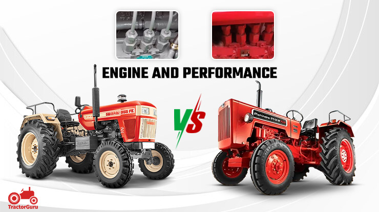 Mahindra 575 DI XP PLUS and Swaraj 855 FE Engine and Performance 