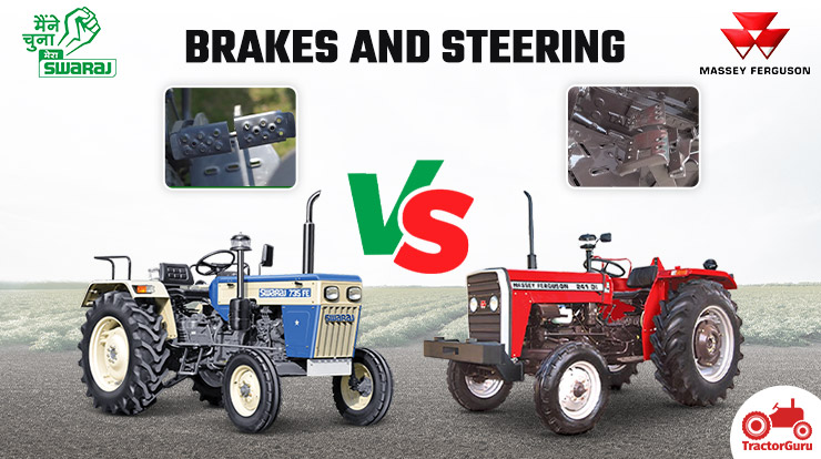 Brakes & Steering: Massey Ferguson 241 and Swaraj 735