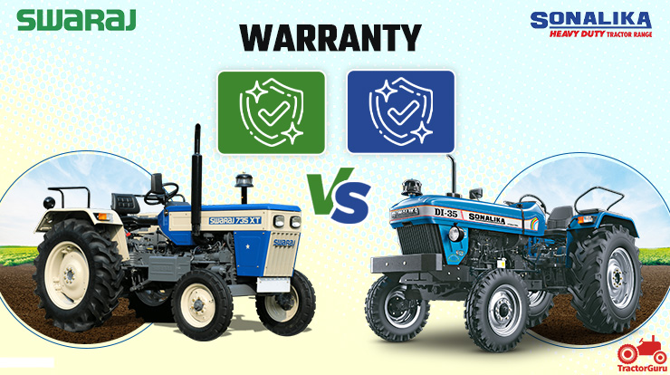 Swaraj 735 and Sonalika DI 35: Warranty