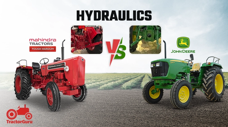 Hydraulics: John Deere 5050 D vs Mahindra 575 DI XP Plus