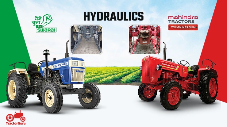 Hydraulics And PTO: Swaraj 744 vs Mahindra 575