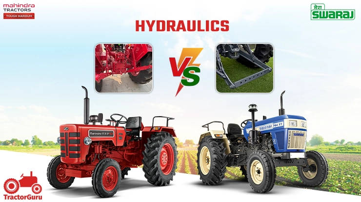 Hydraulics & Power Take Off of Swaraj 744 and Mahindra 475 di