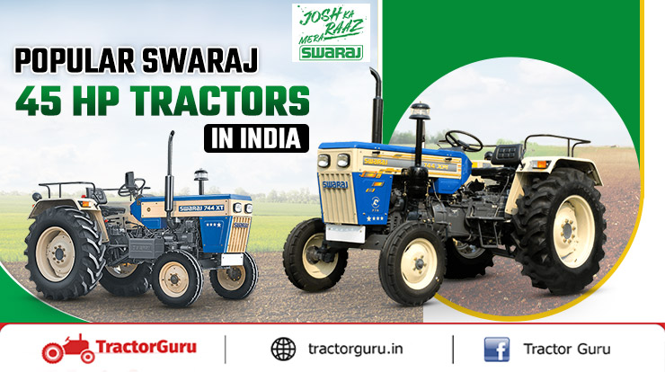 Popular Swaraj 45 HP Tractors in India Specifications & Prices