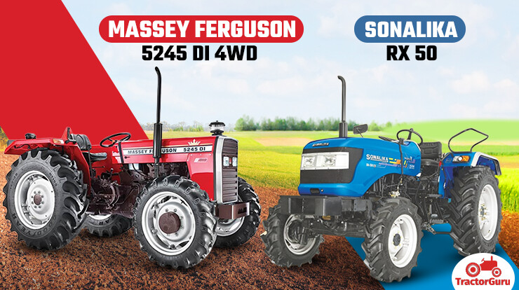 Latest 4wd 50 HP Tractors