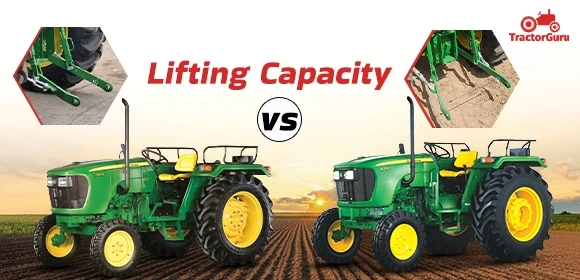 John Deere 5210 GearPro vs John Deere 5105 - Lifting Capacity Comparison