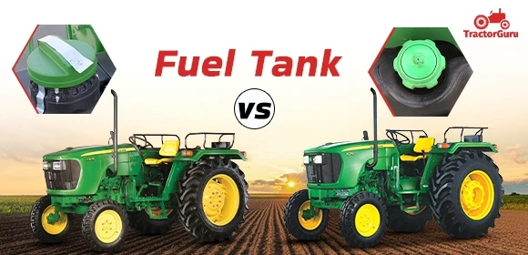 John Deere 5210 GearPro vs John Deere 5105 - Fuel Tank Comparison