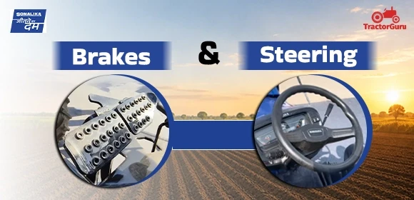 Sonalika Tiger DI 50 - Brakes and Steering