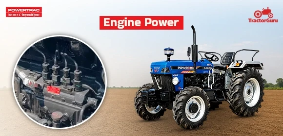Powertrac Euro 50 Plus Next 4WD Engine Performance
