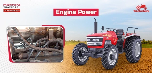 Mahindra Arjun 605 DI MS V1 4WD Engine Power