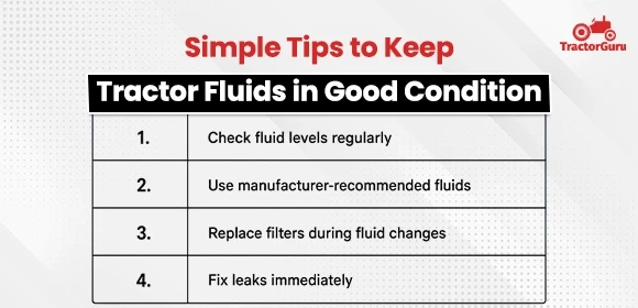 Simple Tips to Keep Tractor Fluids in Good Condition