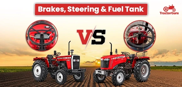 Massey Ferguson 241 Dynatrack vs 246 DynaSmart Brakes, Steering & Fuel Tank