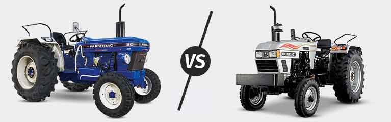 Farmtrac 50 Powermaxx VS Eicher 551