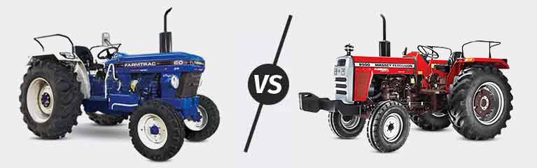 Farmtrac 60 Powermaxx VS Massey Ferguson 9500