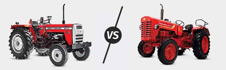 Massey Ferguson 241 DI Tonner VS Mahindra 475 DI