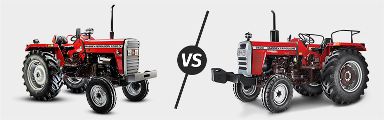 Massey Ferguson 7250 DI vs Massey Ferguson 9500