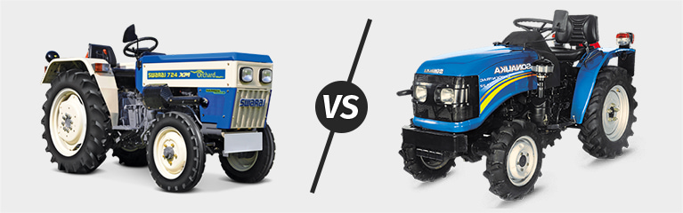 Swaraj 724 XM Orchard NT vs Sonalika GT 22